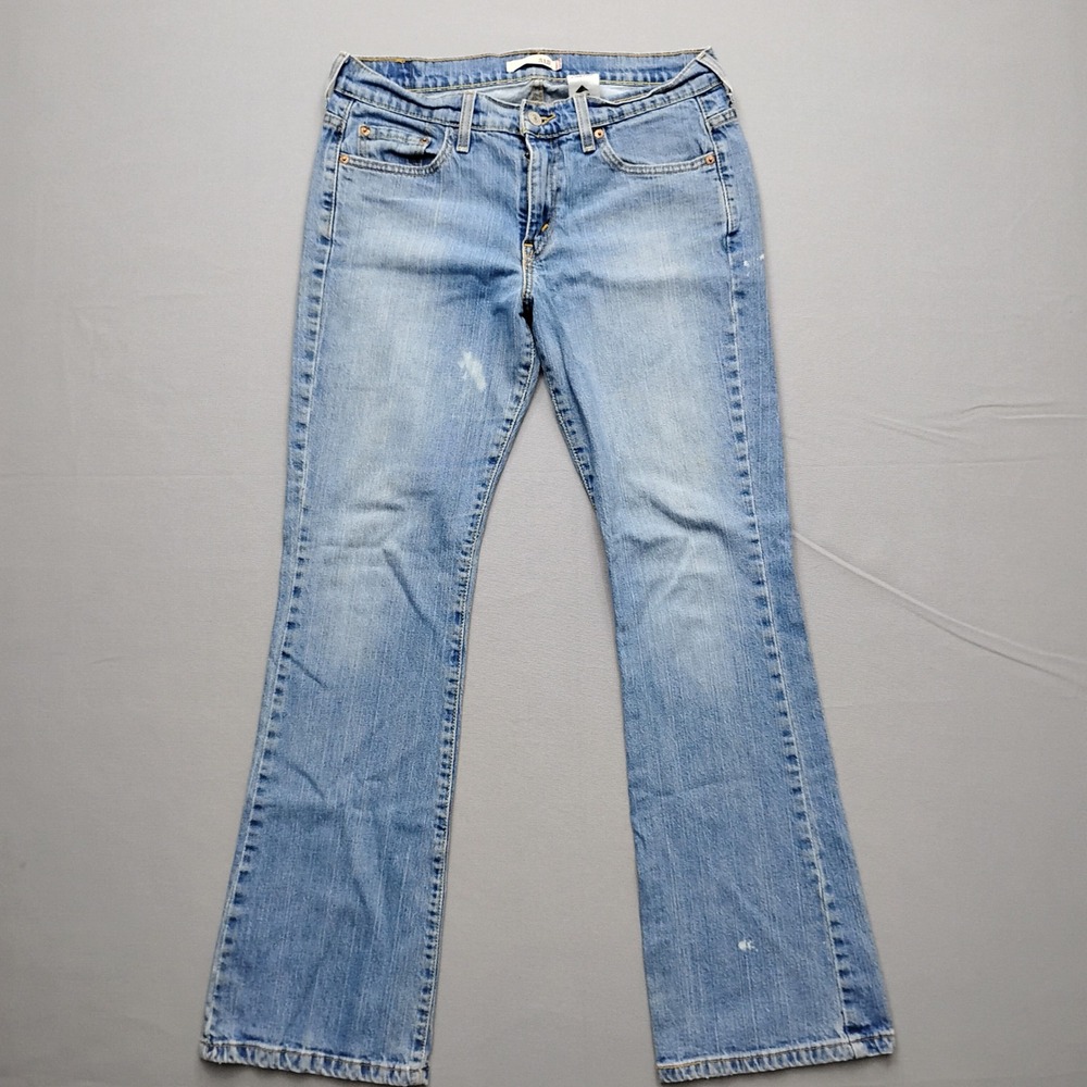 Levis 515 Bootcut Jeans Womens 10M Medium Wash Blue Denim Stretch